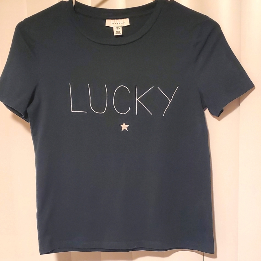 Topshop embroidered tshirt